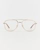 Gucci Gucci GG2223O Aviator Glasses GOLD-GOLD-TRANSPARENT One - 2