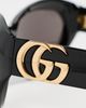 Gucci Gucci GG2269S Generation Gucci Cat Eye Frame Sunglasses Black-Black-Grey One - 5