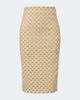 Gucci Gucci GG canvas cotton-blend pencil skirt - 1