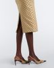 Gucci Gucci GG canvas cotton-blend pencil skirt - 4