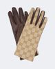Gucci Gucci GG Canvas leather gloves - 1