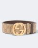 Gucci Gucci GG canvas reversible belt - 1