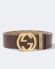 Gucci Gucci GG canvas reversible belt - 5