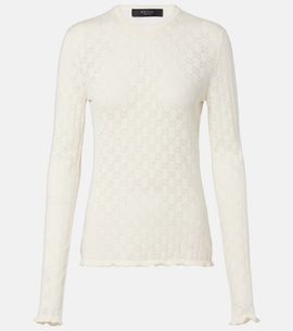 Gucci Gucci GG cotton-blend devorÃ© T-shirt