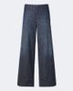 Gucci Gucci GG cotton chambray jacquard wide-leg pants - 1