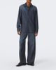 Gucci Gucci GG cotton chambray jacquard wide-leg pants - 2