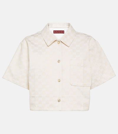 Gucci Gucci GG gabardine shirt