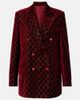 Gucci Gucci GG embellished cotton velvet blazer - 1