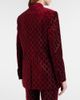 Gucci Gucci GG embellished cotton velvet blazer - 6