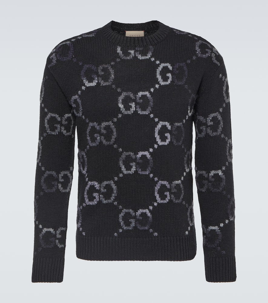 Gucci - GG intarsia wool-blend sweater