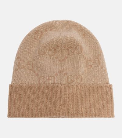 Gucci Gucci GG jacquard cashmere-blend beanie