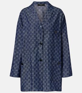 Gucci Gucci GG jacquard denim shirt