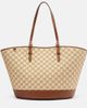 Gucci Gucci GG Large raffia-effect tote bag - 1