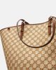 Gucci Gucci GG Large raffia-effect tote bag - 6