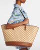 Gucci Gucci GG Large raffia-effect tote bag - 7