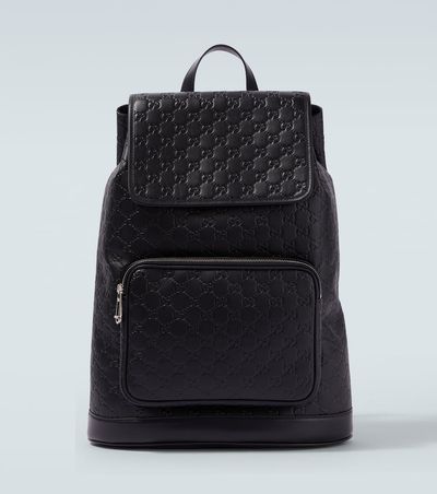 Gucci Gucci GG Medium leather backpack
