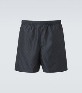 Gucci Gucci GG poplin swim trunks