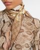 Gucci Gucci GG printed reversible silk twill scarf - 2