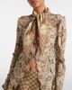 Gucci Gucci GG printed reversible silk twill scarf - 3