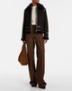 Gucci Gucci GG shearling-trimmed leather jacket - 2
