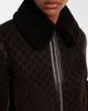 Gucci Gucci GG shearling-trimmed leather jacket - 4