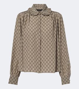 Gucci Gucci GG silk crêpe de chine blouse