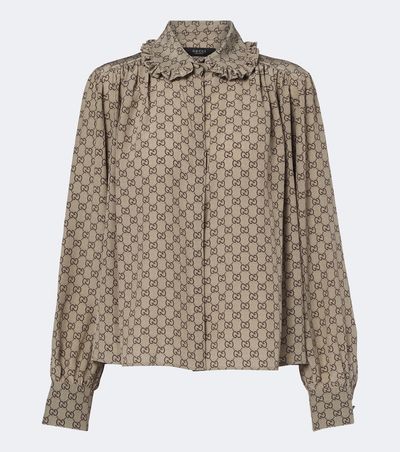 Gucci Gucci GG silk crêpe de chine blouse