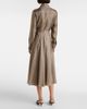 Gucci Gucci GG silk twill shirt dress - 3