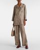 Gucci Gucci GG Supreme wide-leg silk pants - 2