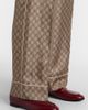 Gucci Gucci GG Supreme wide-leg silk pants - 5