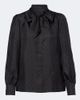 Gucci Gucci GG tie-neck silk twill blouse - 1