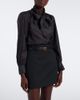 Gucci Gucci GG tie-neck silk twill blouse - 2