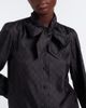 Gucci Gucci GG tie-neck silk twill blouse - 3