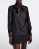 Gucci Gucci GG tie-neck silk twill blouse - 5