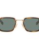 Gucci Gucci Gold & Brown Sqaure Frame Sunglasses - 1