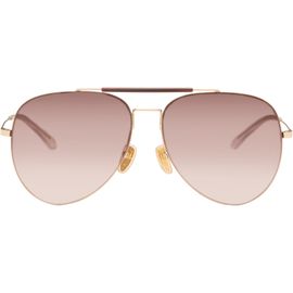 Gucci Gucci Gold Aviator Frame Sunglasses