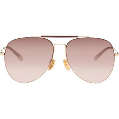 Gucci Gucci Gold Aviator Frame Sunglasses