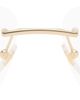 Gucci Gucci Gold Horsebit Top Bar Glasses - 1