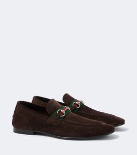 Gucci Gucci Gucci Como Horsebit suede loafers