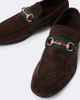 Gucci Gucci Gucci Como Horsebit suede loafers - 3