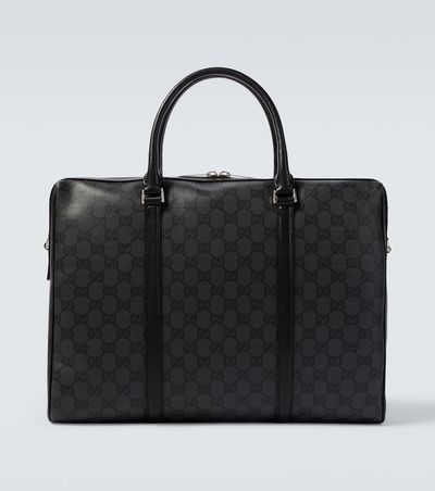 Gucci Gucci Gucci Essence Classic Medium GG canvas briefcase