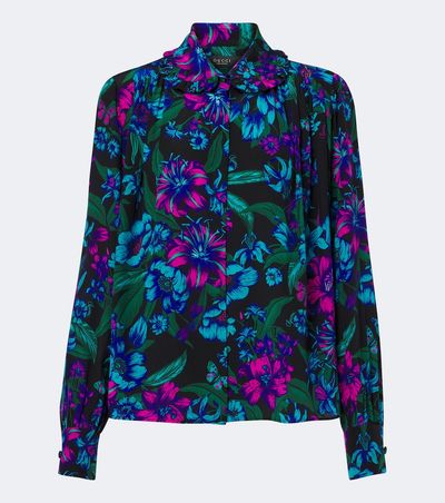 Gucci Gucci Gucci Flora silk shirt