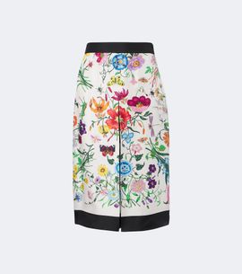 Gucci Gucci Gucci Flora silk twill culottes