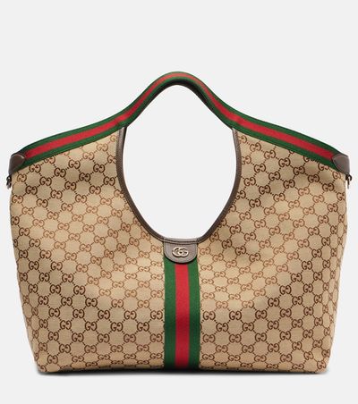 Gucci Gucci Gucci Giglio GG Canvas Large tote bag