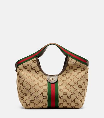 Gucci Gucci Gucci Giglio GG Canvas Small tote bag