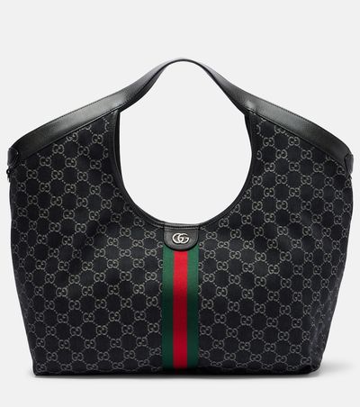 Gucci Gucci Gucci Giglio Large GG Canvas tote bag