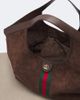 Gucci Gucci Gucci Giglio Large suede tote bag - 3