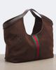 Gucci Gucci Gucci Giglio Large suede tote bag - 4