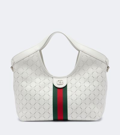Gucci Gucci Gucci Giglio Small leather tote bag