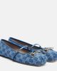 Gucci Gucci Gucci Horsebit GG denim ballet flats - 1